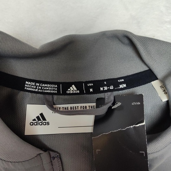 Adidas Sweatsuit Women Medium Gray Track Suit Jacket Pant McDonalds All American - Picture 3 of 16